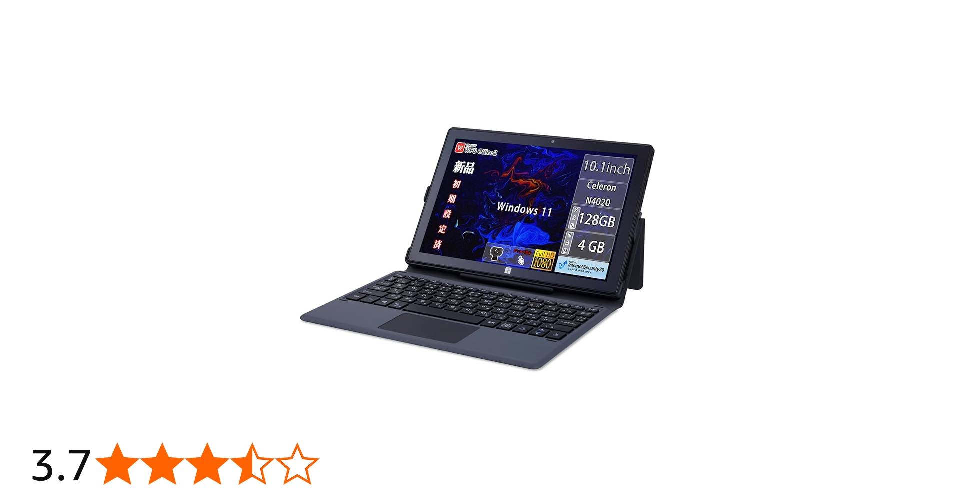 Amazon.co.jp: GM-JAPAN 2-in-1 タブレットノートパソコン 10.1インチ