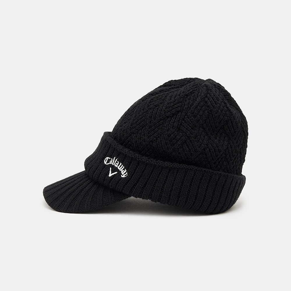 Amazon | [キャロウェイ] メンズ ツバ付きニットキャップ (裏地