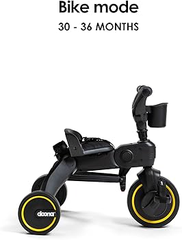 Amazon.com: Doona Liki Trike, Midnight Edition - 5-in-1 Compact