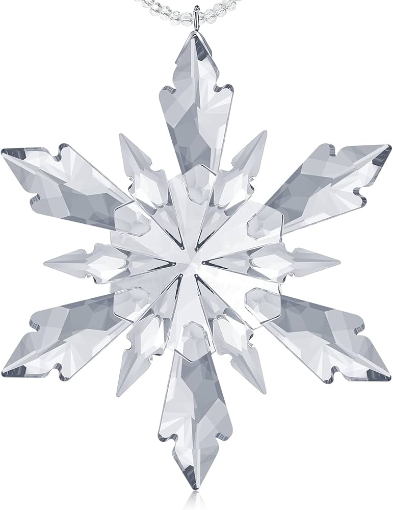 Amazon.co.jp: Mimorou クリスマス 雪の結晶 クリスタルオーナメント