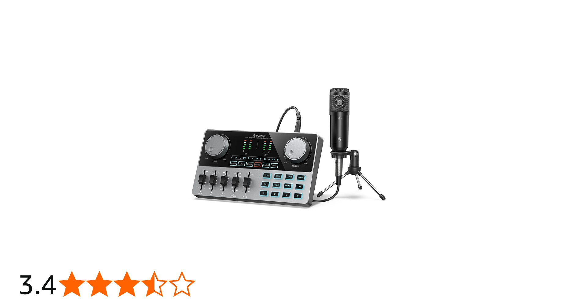 Amazon.co.jp: Donner オーディオインターフェース オーディオミキサー