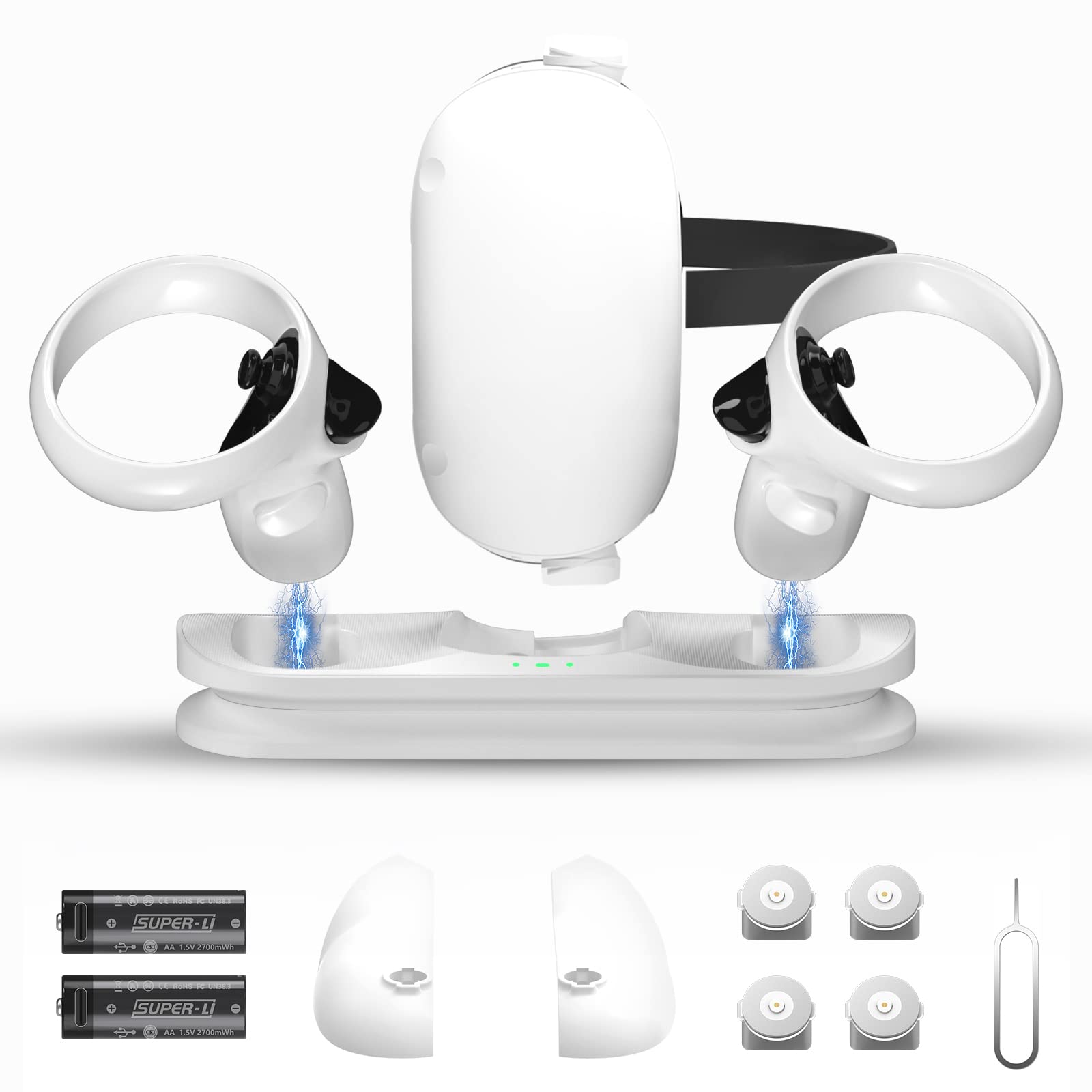 ち*る様 QUEST 2 64GB アクセサリー、充電ドックセット ち*る様 QUEST