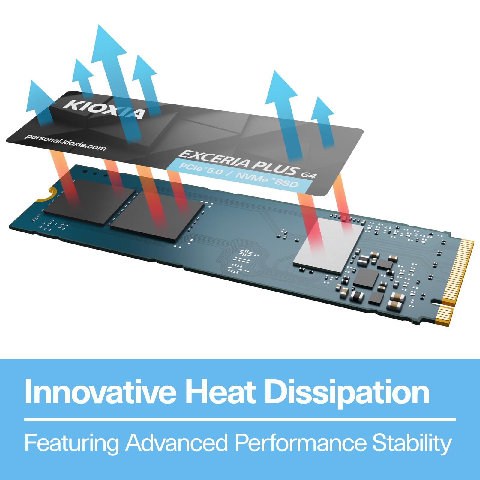 Amazon | KIOXIA EXCERIA PLUS G4 – 2TB M.2 2280 NVMe SSD – PCIe 5.0