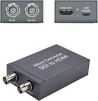 Amazon | SDI to HDMI コンバーター 3G-SDI/HD-SDI/SD-SDI to HDMI変換