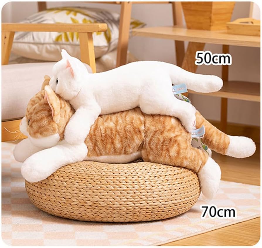 Amazon.co.jp: マスコット 猫 ネコ 黒猫 白猫 ぬいぐるみ ふわふわ