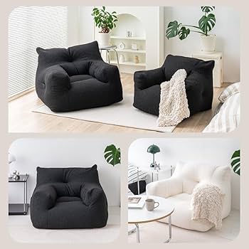 Amazon.co.jp: smoo ビーズクッション 1人掛けソファ ポケット付き