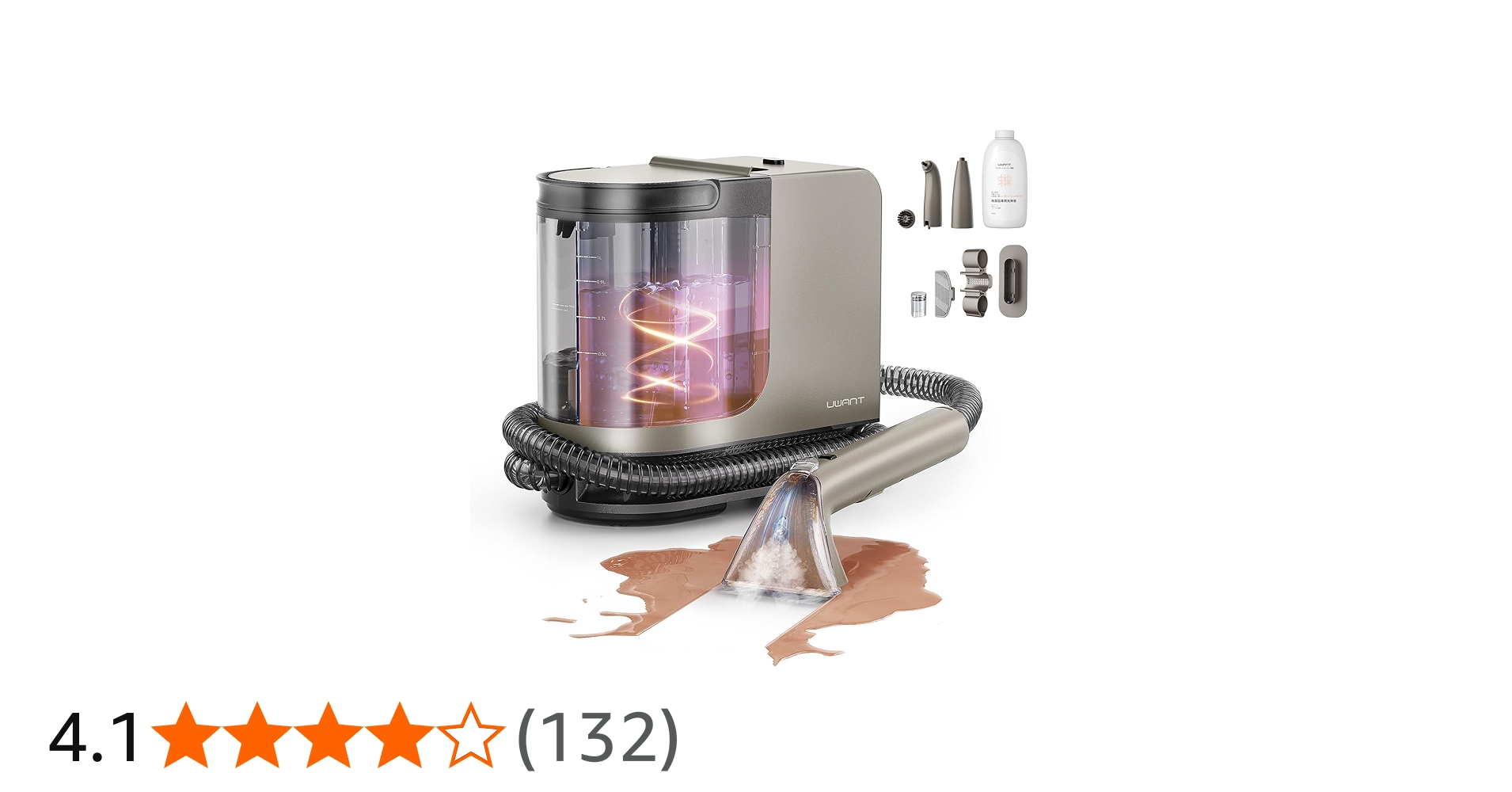 Amazon.co.jp: 【100℃蒸気噴射×18000Pa超強吸引力×60℃加熱お湯】 uwant