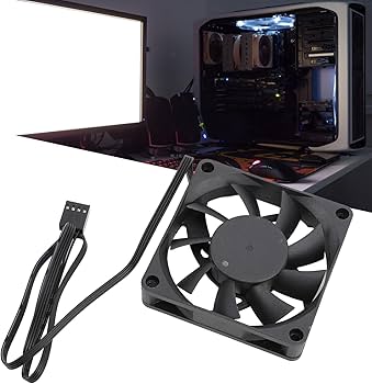 Amazon.co.jp: 70mm PWM ケースファンデュアルボールベアリング冷却