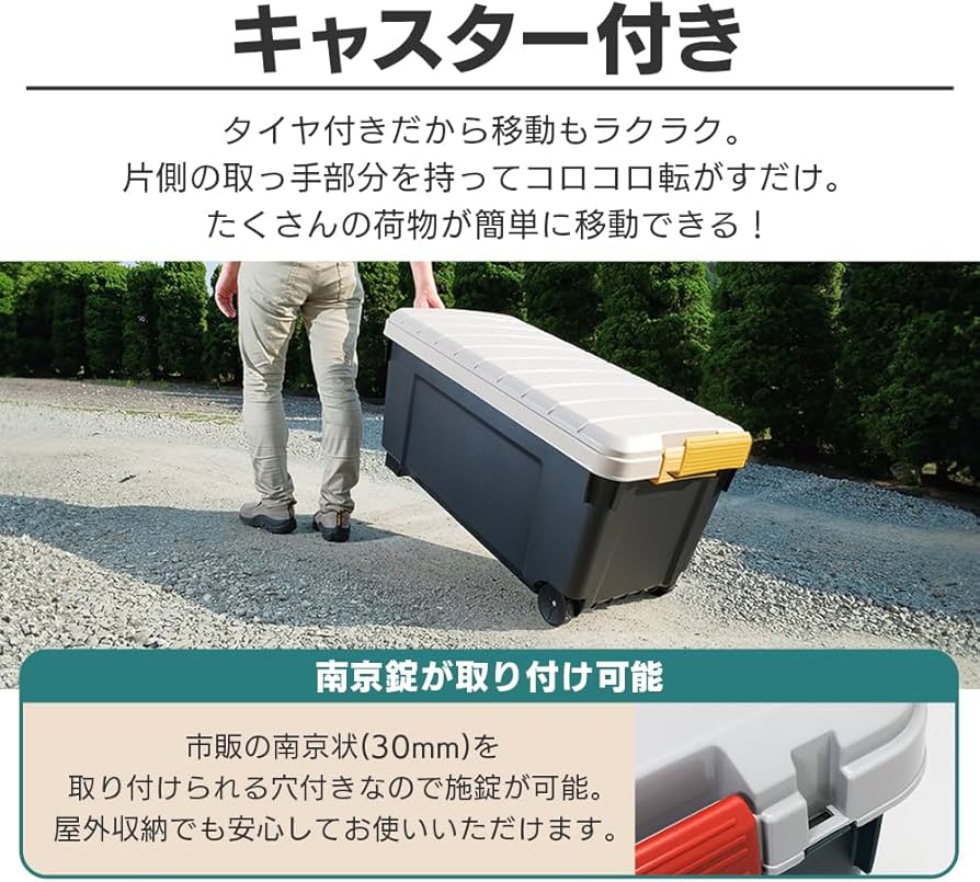 Amazon.co.jp: アイリスオーヤマ ボックス RVBOX 1000 カーキ/ブラック