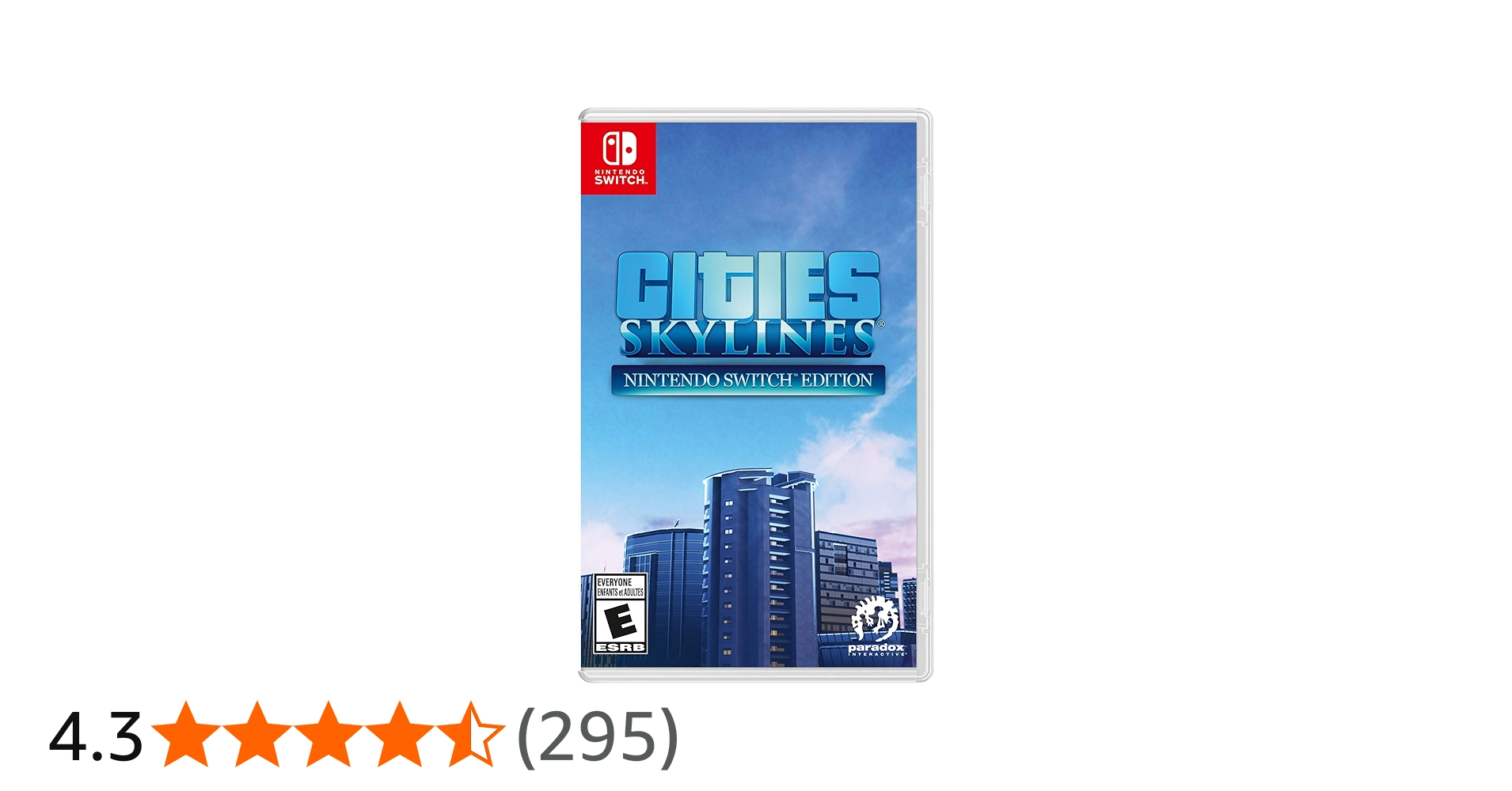 Amazon.co.jp: Cities: Skylines (輸入版:北米) – Nintendo Switch