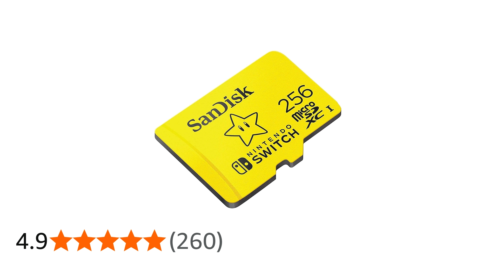 Amazon | Lakko SanDisk 256GB Nintendo Switch MicroSD Card/Memory