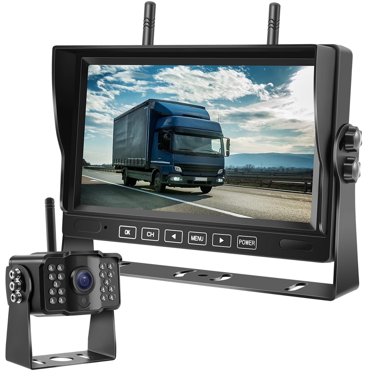 Amazon.co.jp: Hizenyo 録画機能付き バックカメラモニターセット24v