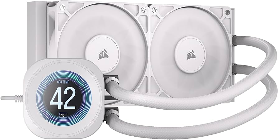 Amazon.com: CORSAIR Nautilus 240 RS LCD Liquid CPU Cooler – 2.1