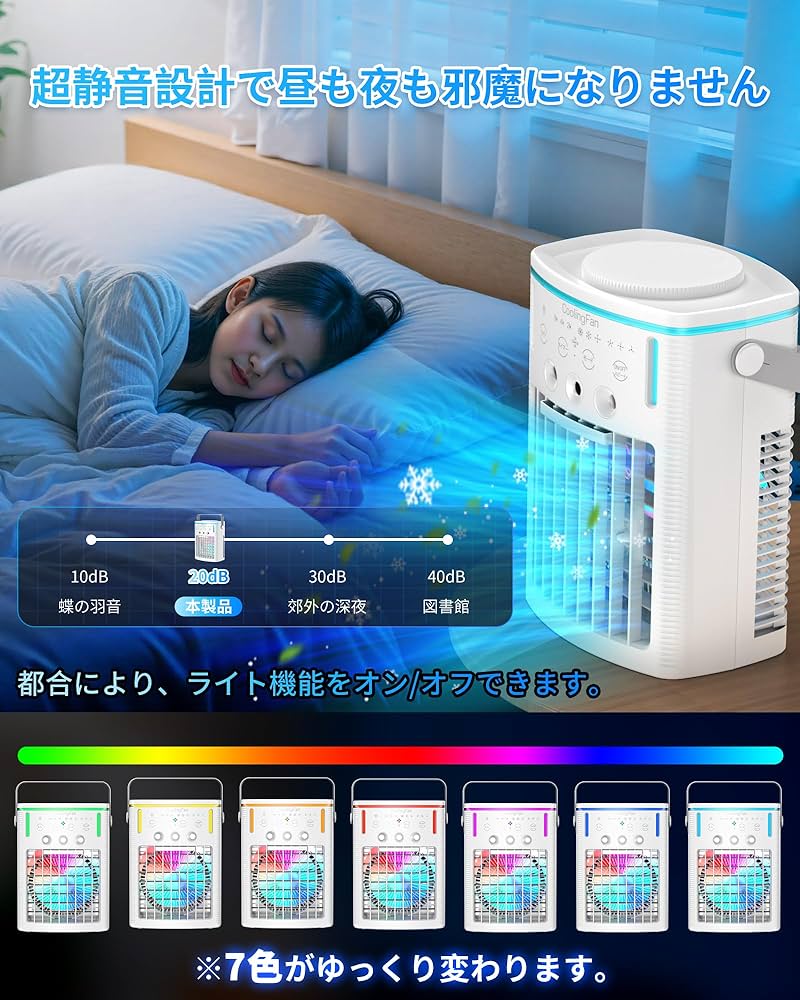 Amazon | 【Amazon 限定ブランド】冷風機 冷風扇 【2025年新モデル】6L