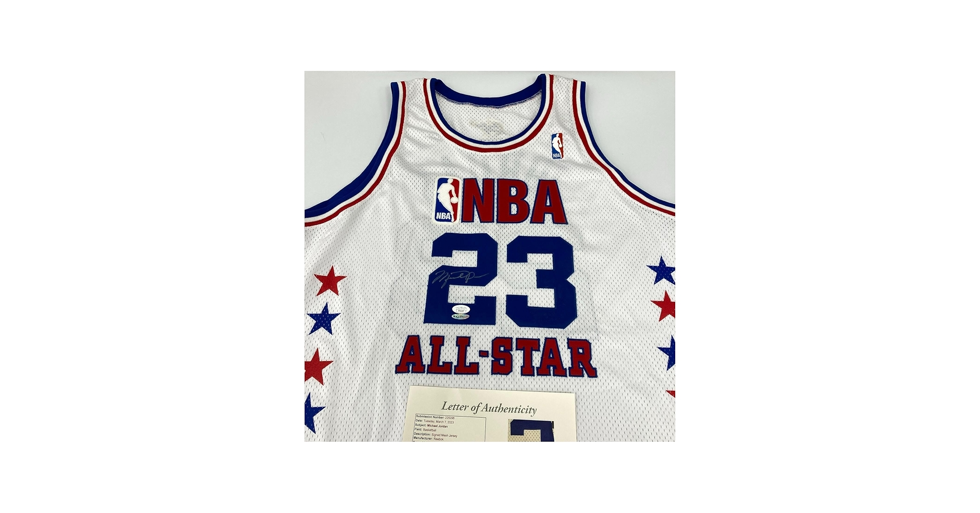 Amazon.com: Michael Jordan Signed Authentic Reebok 2003 All Star