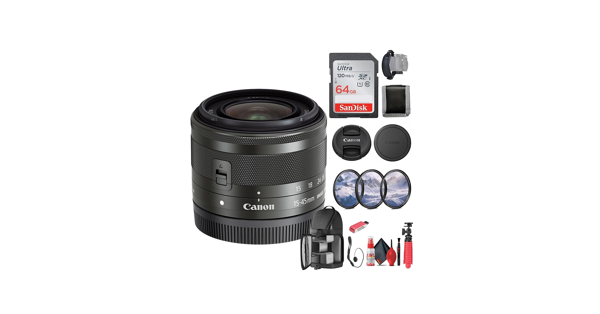 Amazon.com : Canon EF-M 15-45mm f/3.5-6.3 is STM Zoom Lens