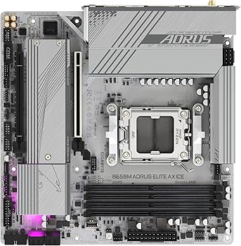 Amazon | GIGABYTE B650M AORUS ELITE AX ICE AMD Ryzen 7000シリーズ