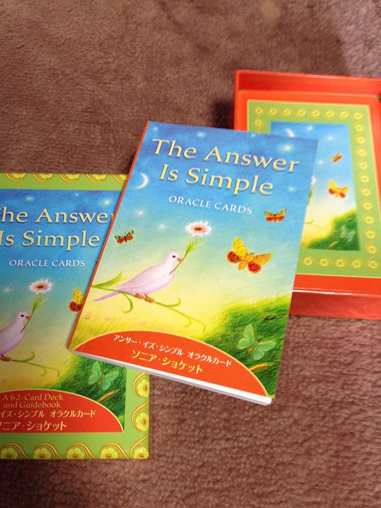 アンサー・イズ・シンプル オラクル・カード | ソニア・ショケット