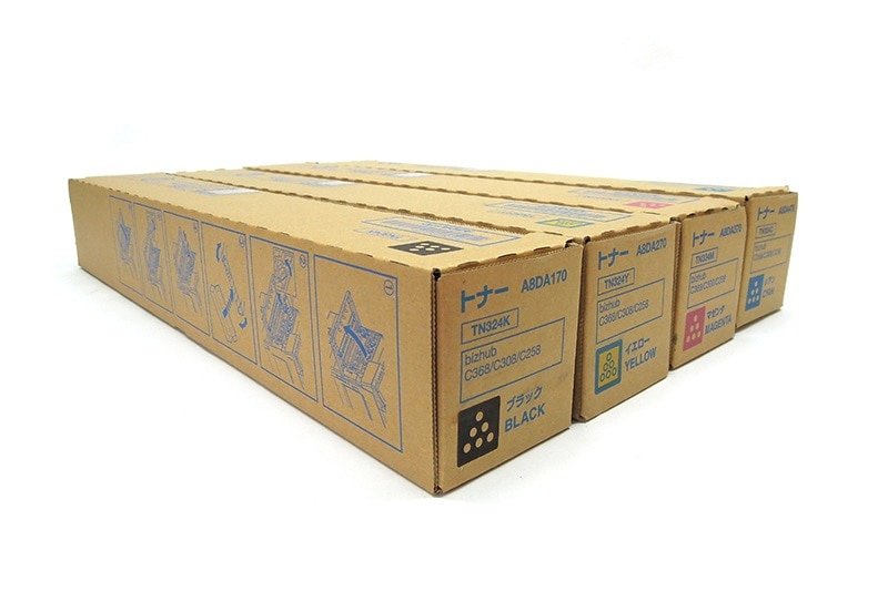 コニカミノルタ KONICA MINOLTA TN324 4色セット（K、M、C、Y 各1本