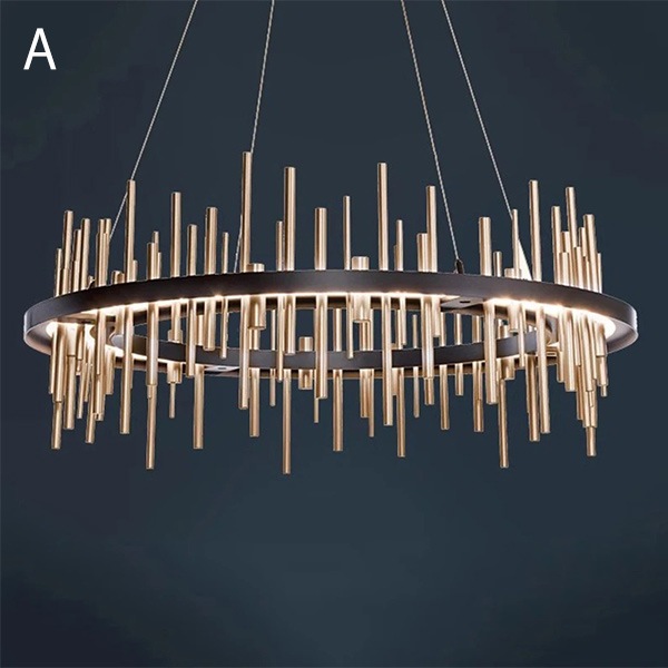 デザイン照明 モダンリングペンダントライト 2カラー（φ600／800