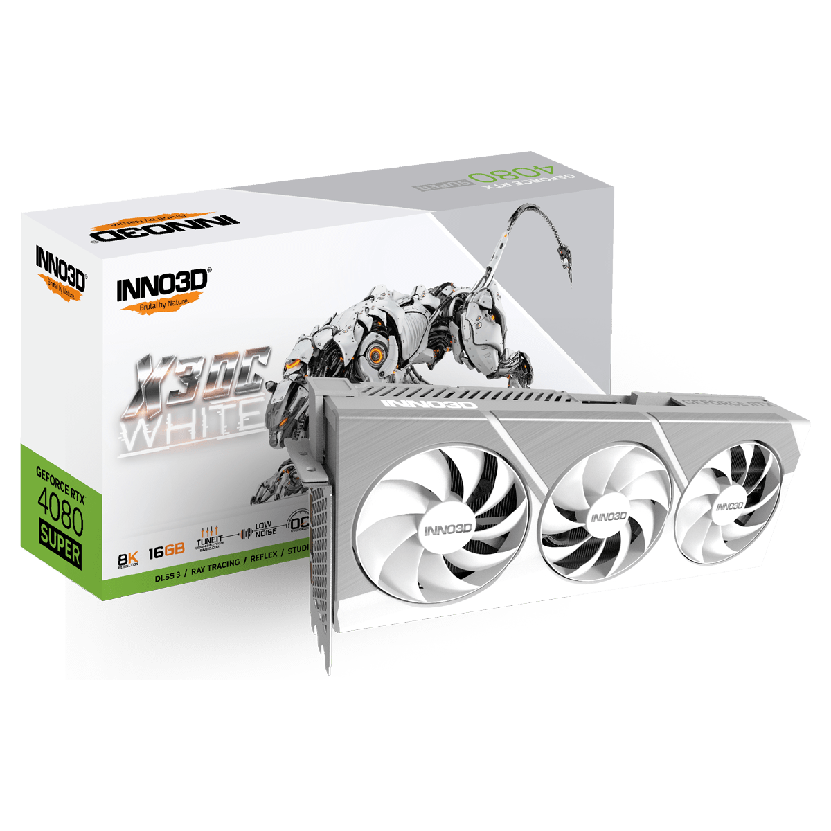 INNO3D GeForce RTX 4080 SUPER X3 OC WHITE | 全ての商品 | ELSA ONLINE