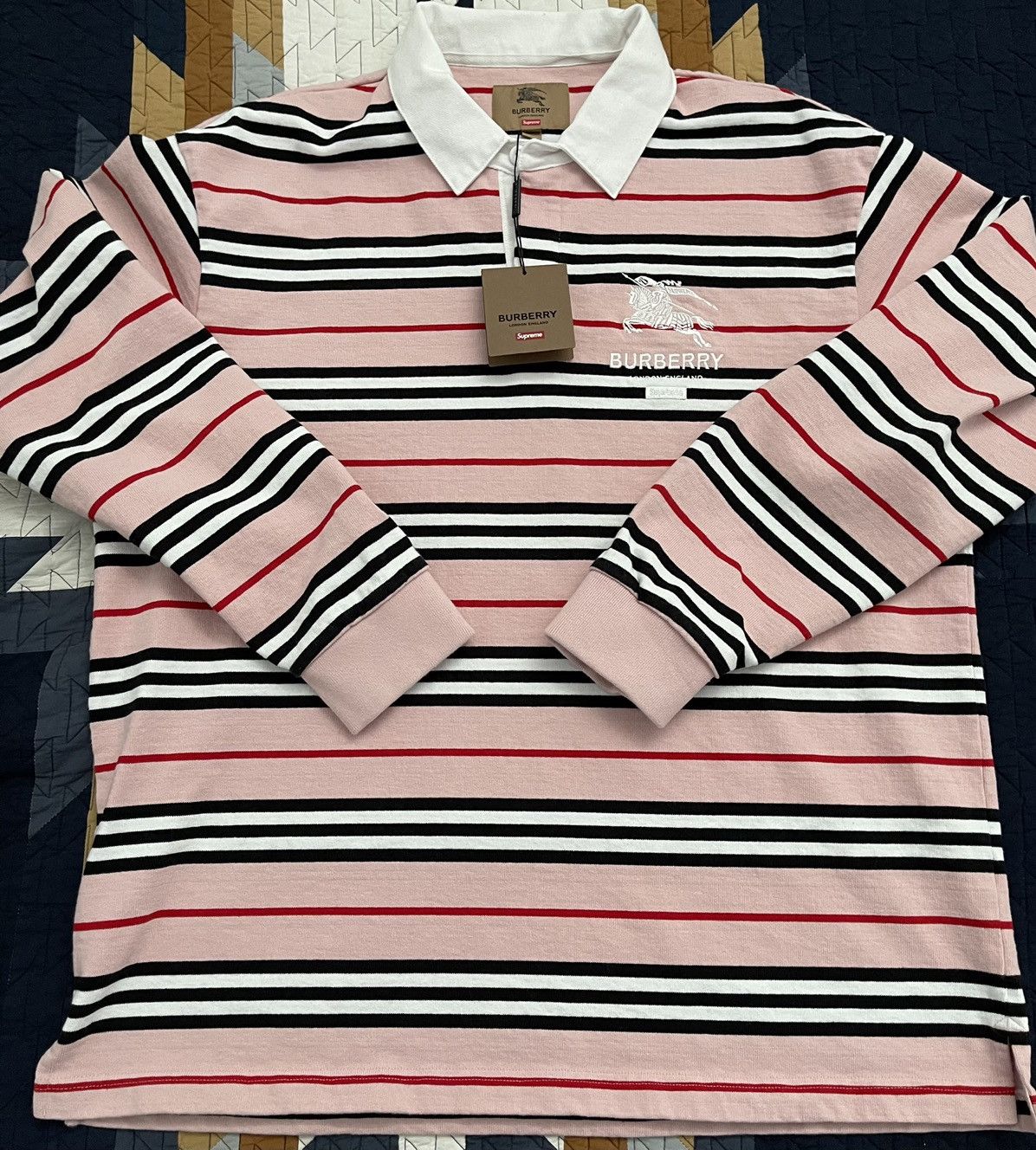 Supreme Burberry Rugby | Grailed