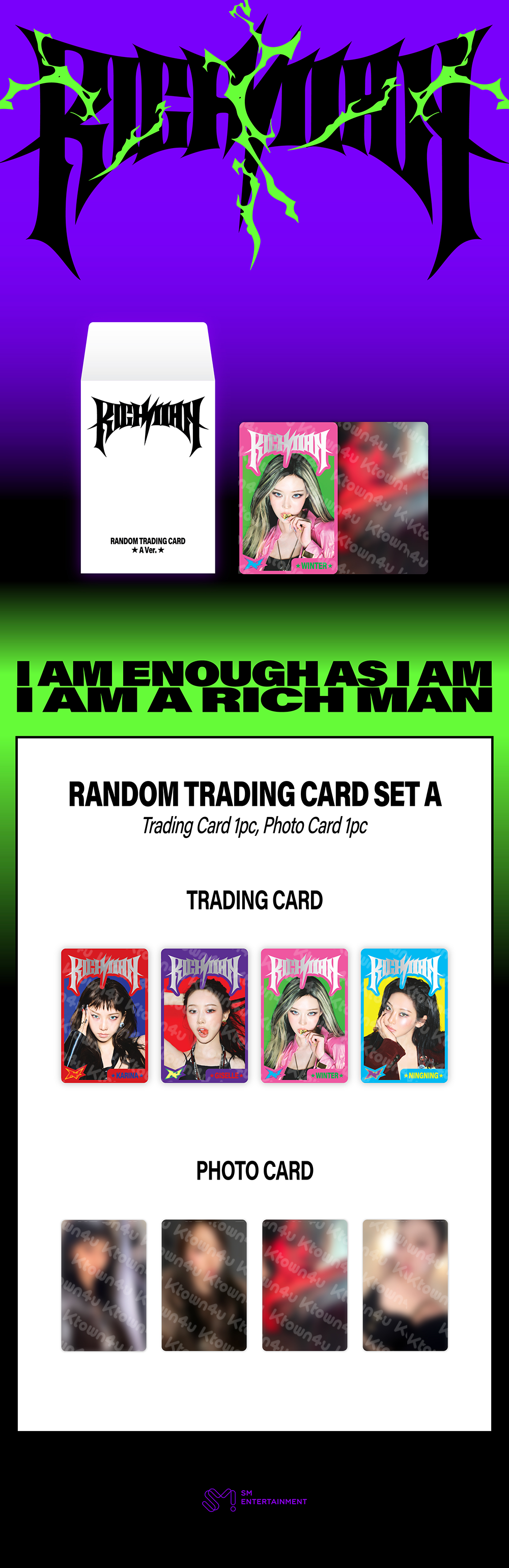 ktown4u.com : aespa - [aespa WEEK - #Rich_Man MD] RANDOM TRADING