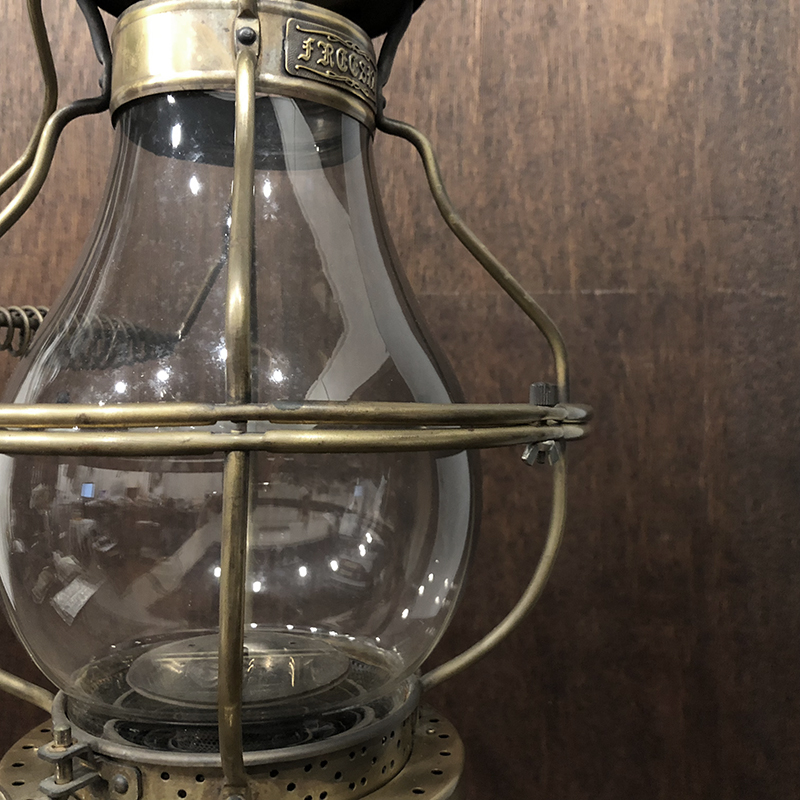 日本船燈 Freesia ゴールドフレーム（ニッセン フリージア）波無ホヤ