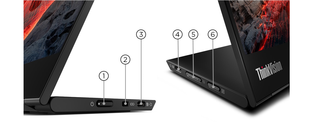 ThinkVision M14t Gen 2(14型モバイル/2240x1400/IPS/10点マルチタッチ