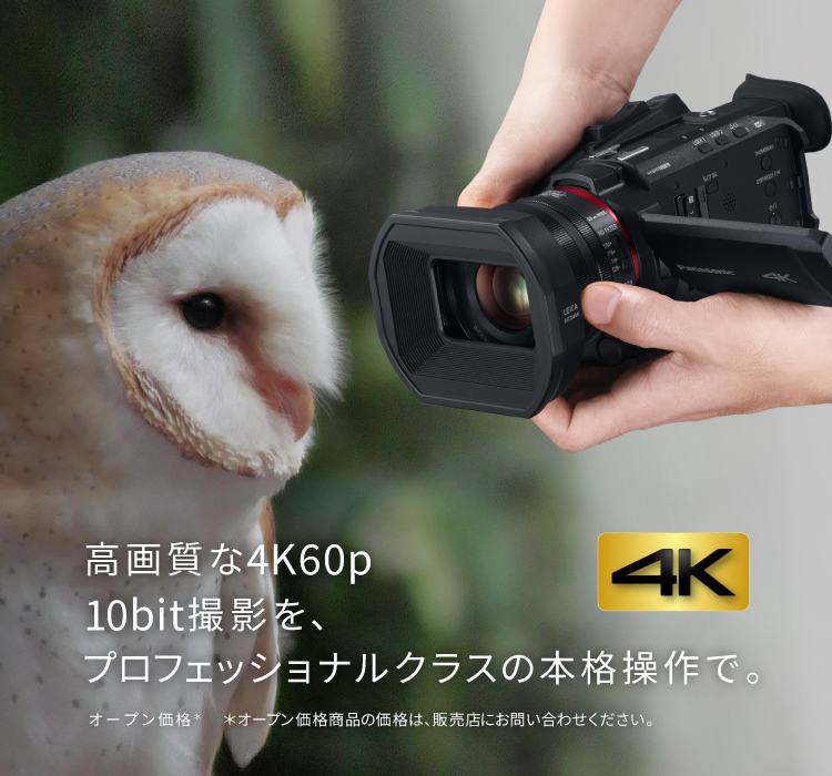 概要 デジタル4Kビデオカメラ HC-X1500 | デジタルビデオカメラ
