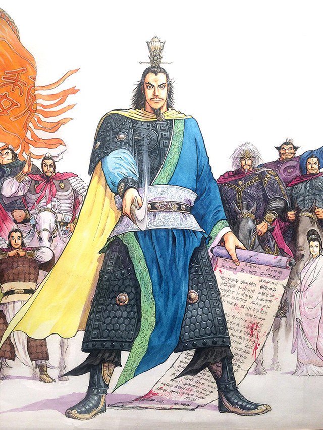 画伝 蒼天航路』の表紙を飾ったこの曹操のイラスト。曹操軍の全員が