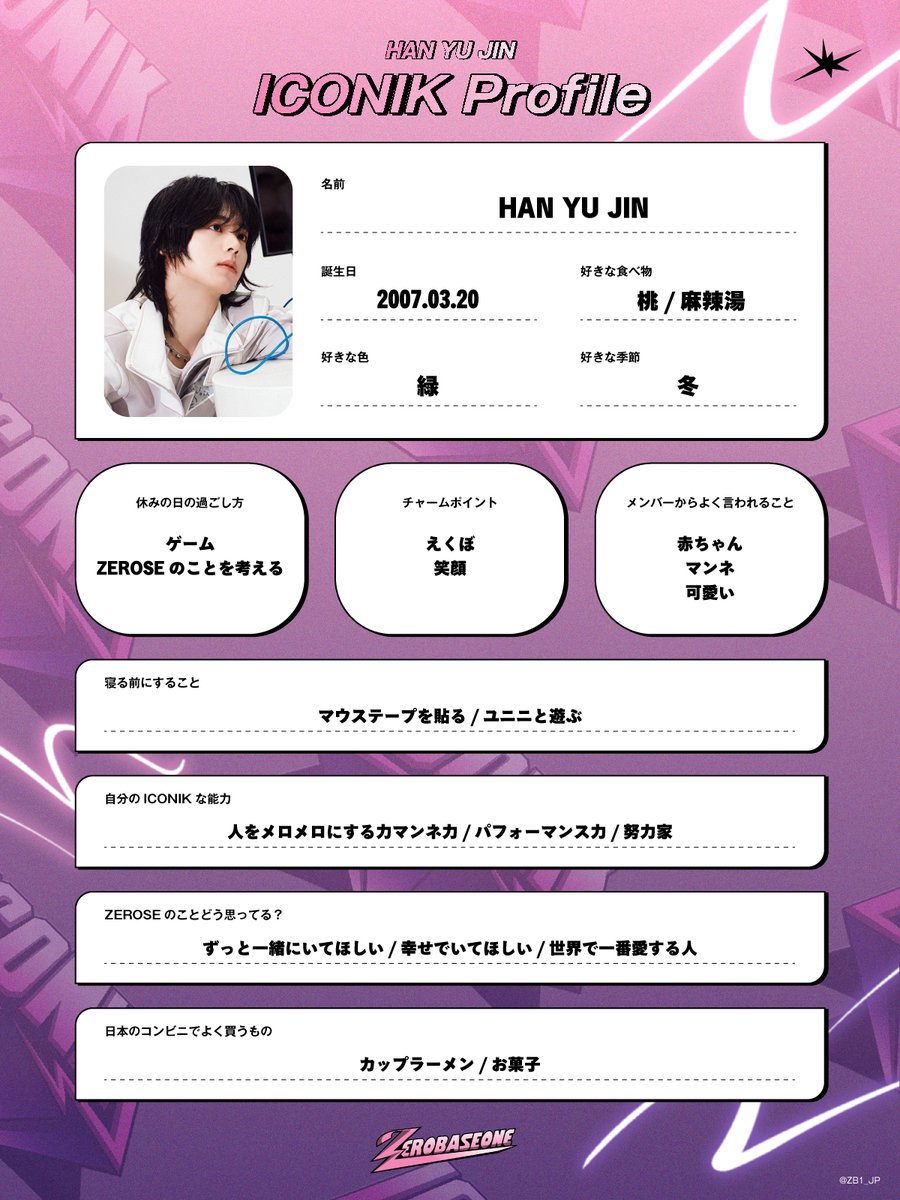 _📌 #ZEROSEが作るICONIKなプロフィール帳 たくさんの素敵なご投稿