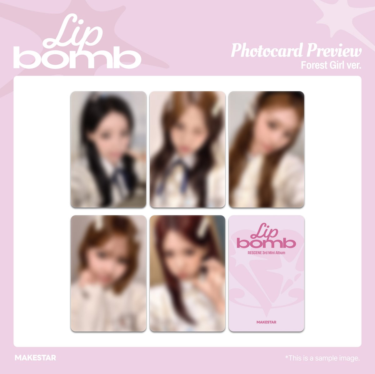 韓国対面サイン会＆ヨントン] #RESCENE 3rd Mini Album [lip bomb