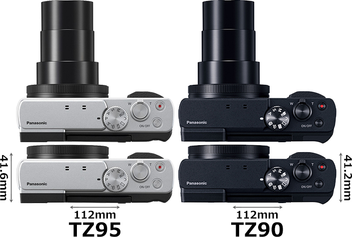 LUMIX DC-TZ95」と「LUMIX DC-TZ90」の違い - フォトスク