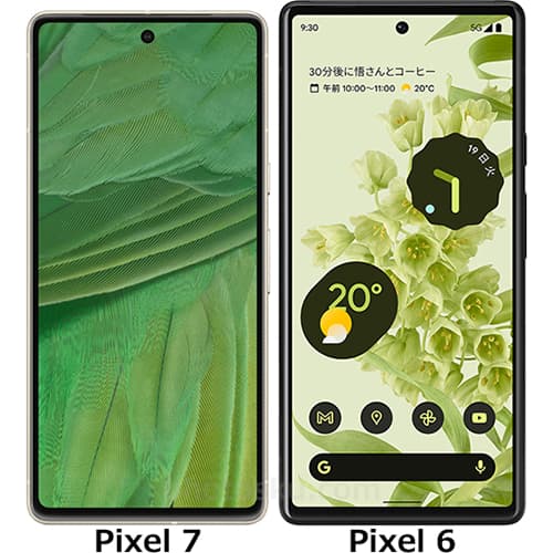 Pixel 7」と「Pixel 6」の違い - フォトスク