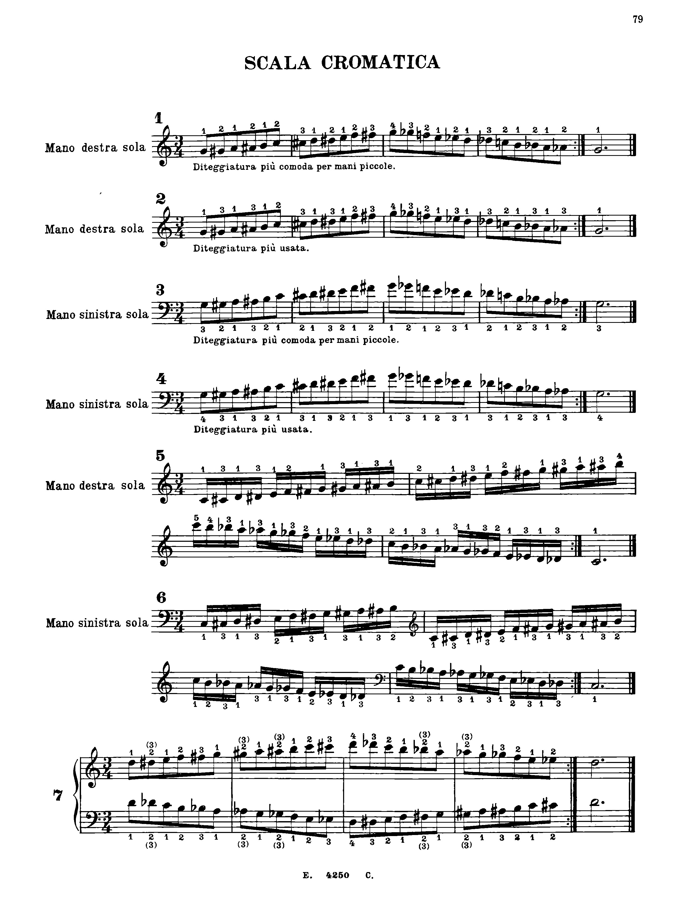 無料楽譜】バイエル「バイエル 半音階の指使い」