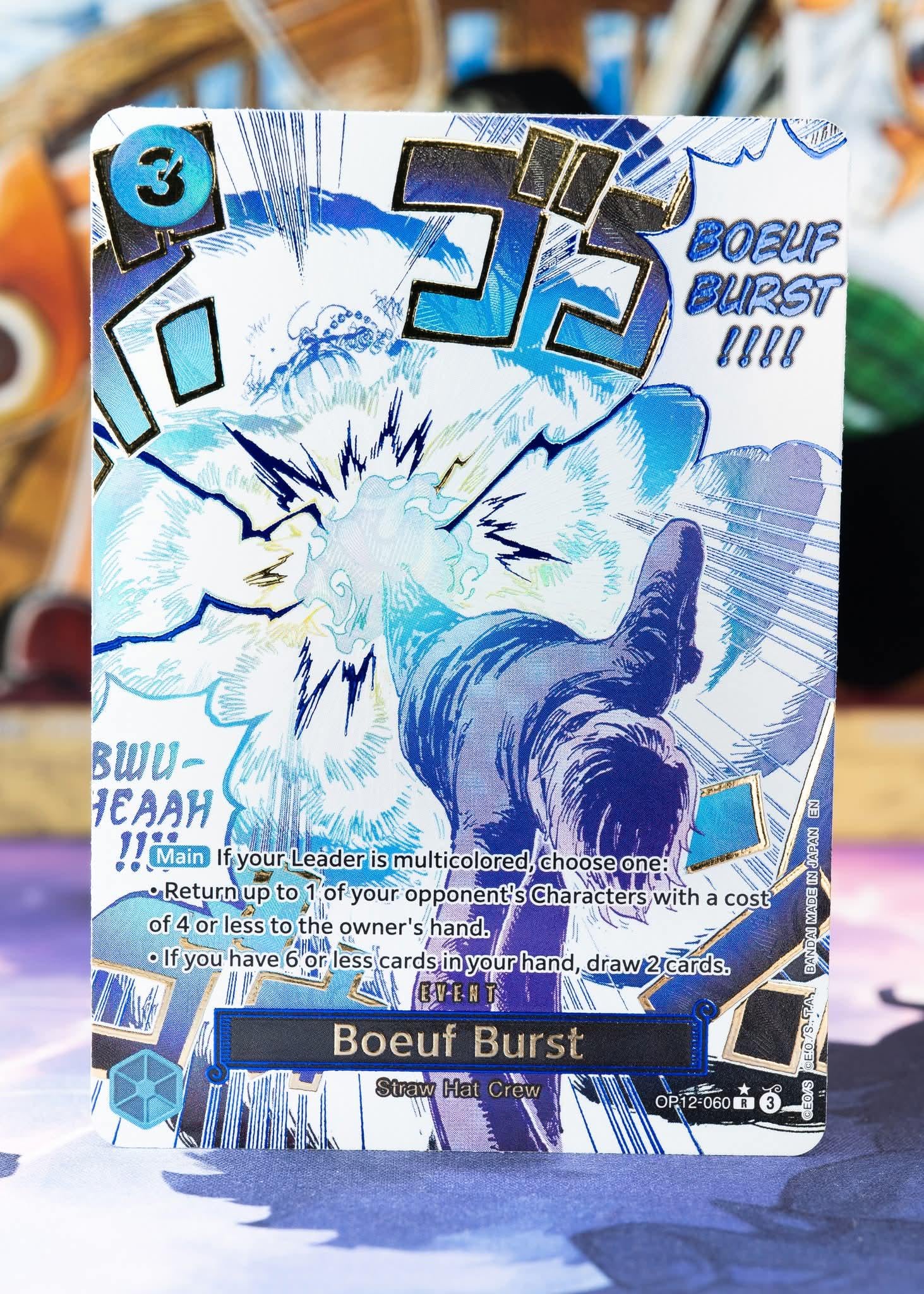 English Alternate Art Boeuf Burst from OP12 Legacy of the Master