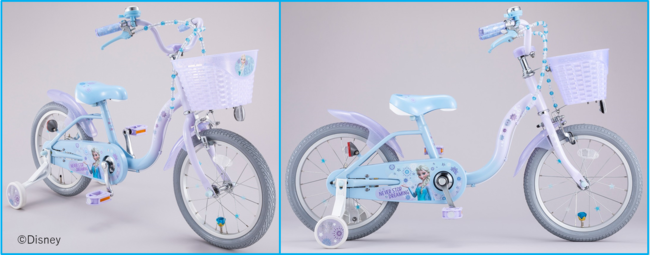 キッズサイクル『アナと雪の女王』デザイン7月14日（水）より順次
