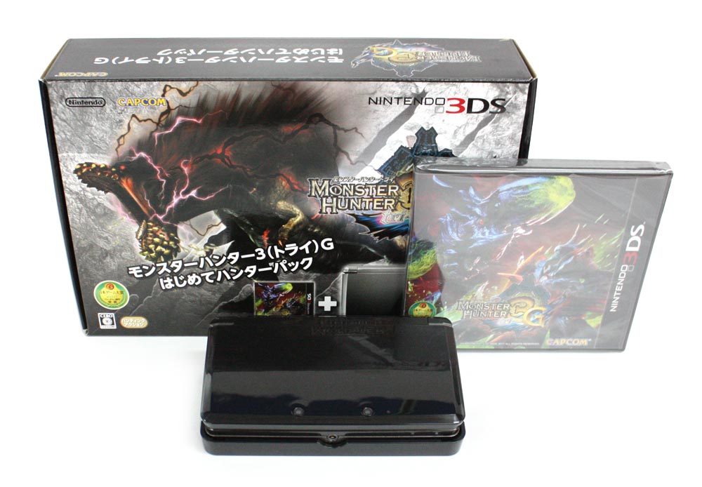 Nintendo 3DS (Monster Hunter 3G Beginner Hunters Pack Black Edition)