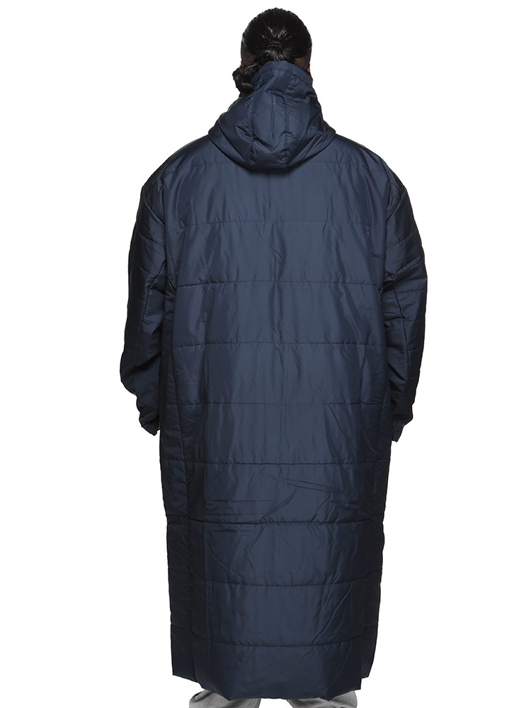 中綿 ベンチコート 撥水 フード フルジップ アウター コート ブルゾン