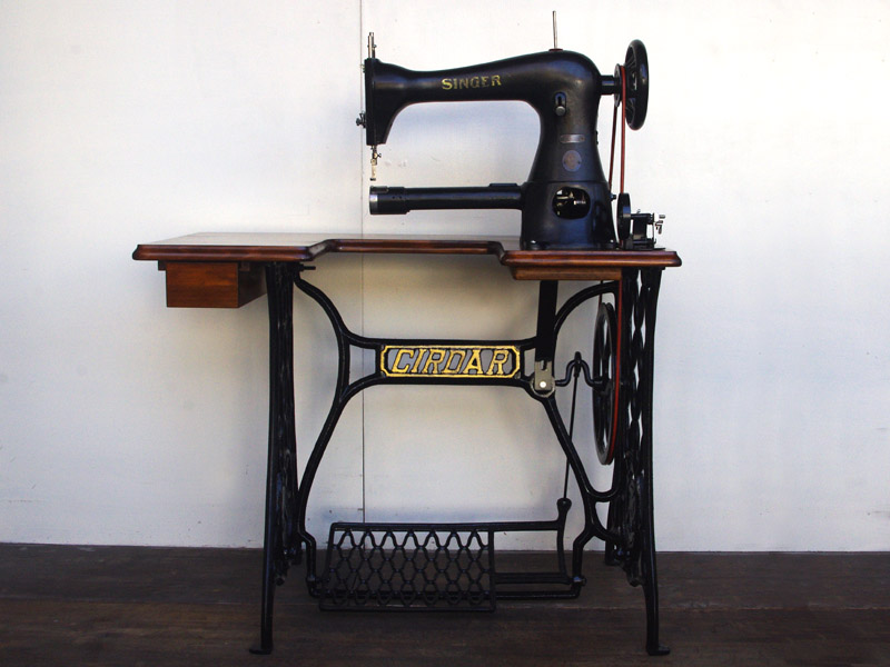No.402 SINGER 17-23 シンガー製 腕ミシン 足踏みミシン：アンティーク