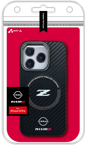 Z nismo iPhone15 Pro用 磁気ワイヤレス充電対応 スリムカーボン背面