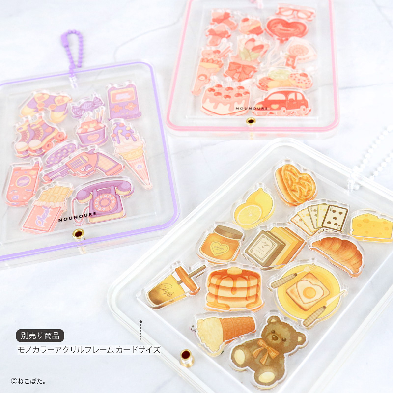 ねこぽた。×fanfancy+ アクリルパーツセット ピンク| FUKUYA ONLINE