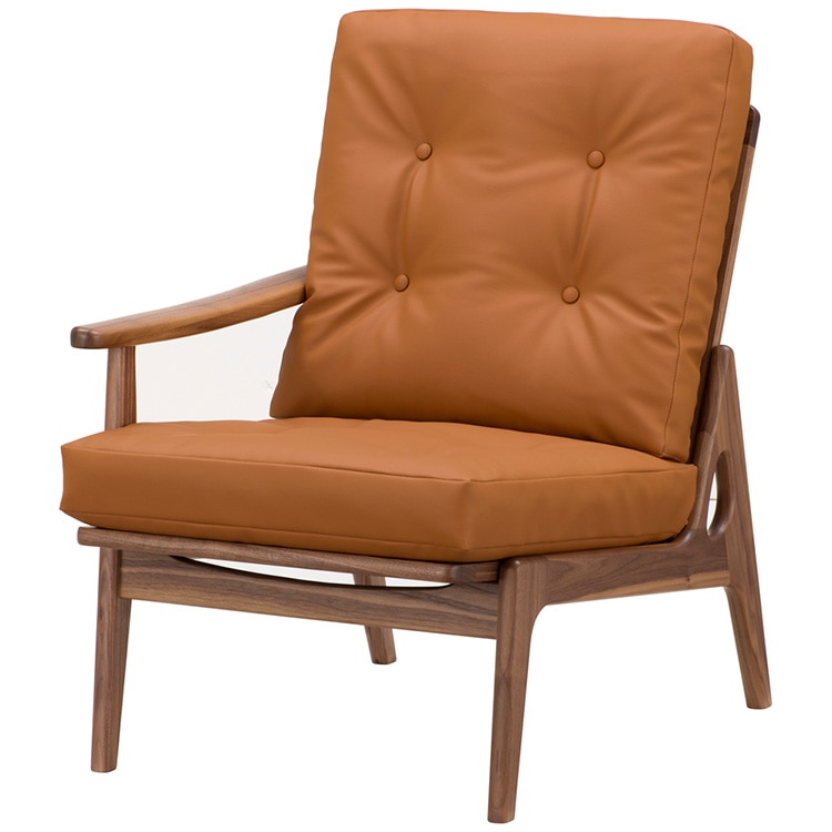 マルニ60プラス ハイバック1シーター 片肘(ウォールナット) | マルニ