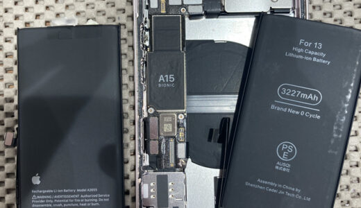 iPhone13バッテリー交換修理【COCOスマホソニック錦糸町PARCO店