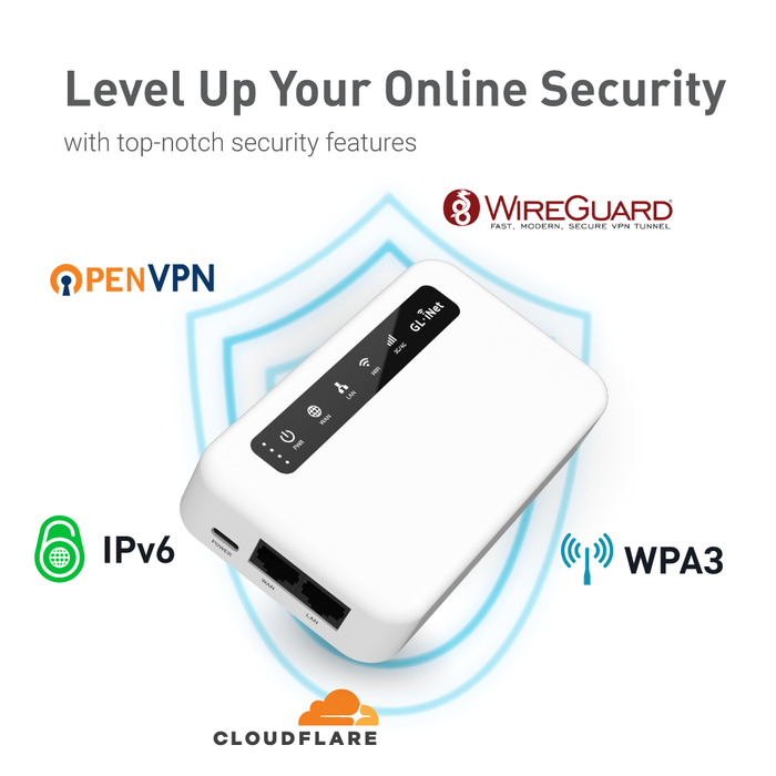Puli (GL-XE300) Portable IoT Gateway | 4G LTE | OpenWrt | 5000mAh