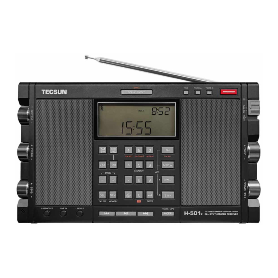 TECSUN H-501X OPERATION MANUAL Pdf Download | ManualsLib