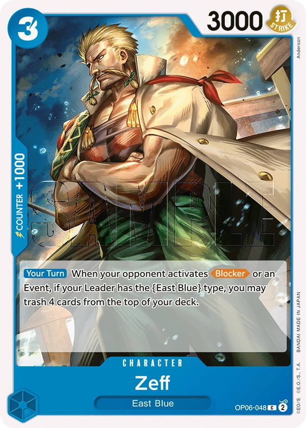OP06-048 Zeff One Piece Card Game Card | One Piece Card Game