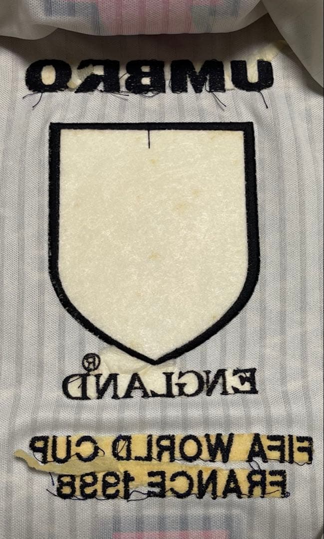 98 イングランド代表 ユニフォーム 7 ベッカム L