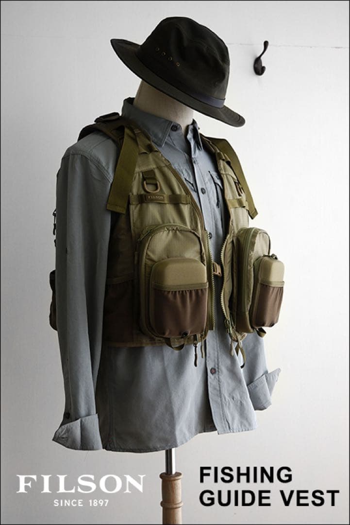 FILSON FISHING GUIDE VEST フィッシングベスト - メルカリ